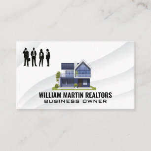 Carte De Visite Réalisateur   Personnes d'affaires   Maison modern