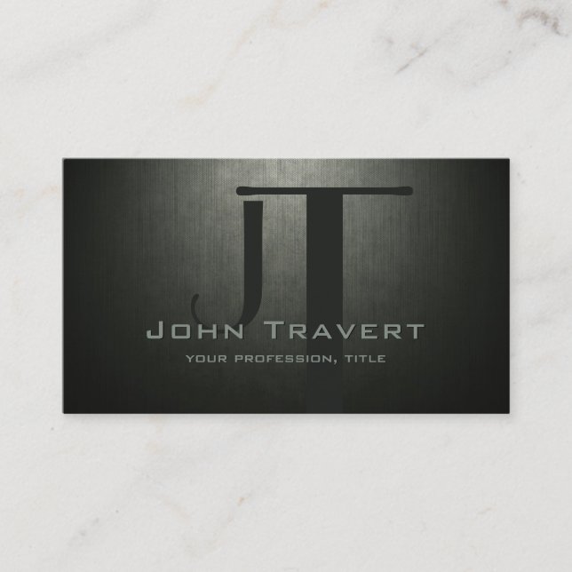 Carte De Visite Réaliseur monographique simple et personnalisé (Devant)