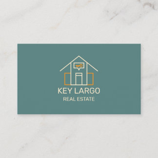 Carte de visite Réaltor Avec Conception Minimalist