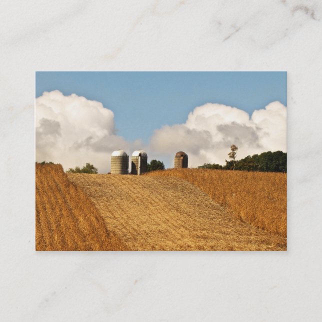 Carte De Visite Récolte de céréales ATC (Devant)