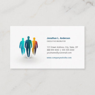Carte De Visite Recrutement Agence Chasse au chef Recruteur