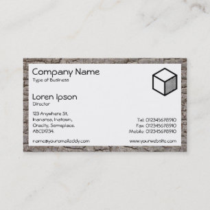Carte De Visite Rectangle - écorce 01