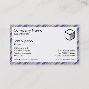Carte De Visite Rectangle - Grilles 310515 (011)