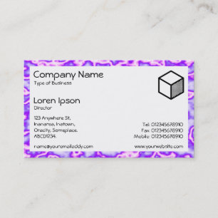 Carte De Visite Rectangle - Plasma violet