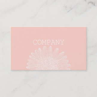 Carte De Visite RED flower
