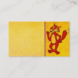 Carte de visite Red Fox