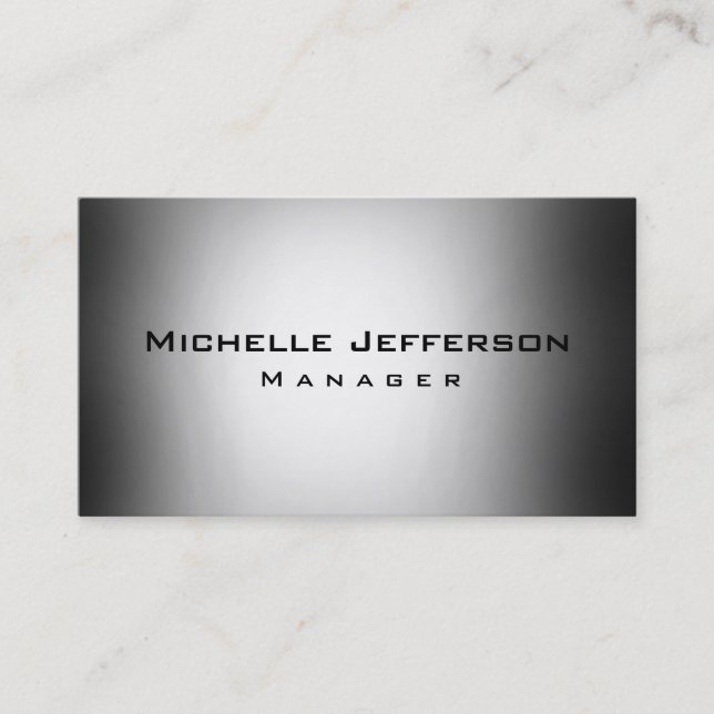Carte de visite Red Grey Creative Manager (Devant)