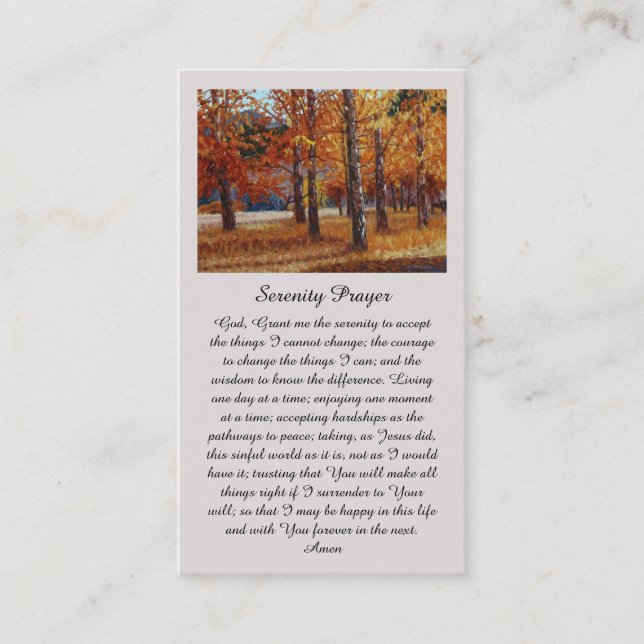 Carte De Visite Red Orange Yellow Green Safely Home Sympathy  (Devant)