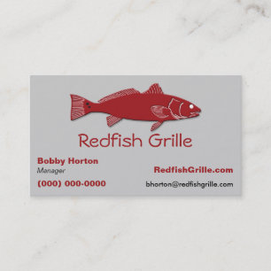 Carte de visite Redfish Grille