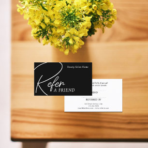 Carte De Visite Référence minimaliste raffinée