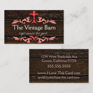 Carte De Visite Regard du bois de grain