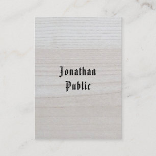 Carte De Visite Regarder le bois professionnel Calligraphie élégan