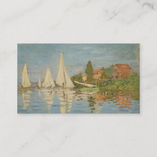 Carte De Visite Régate à Argenteuil - Claude Monet