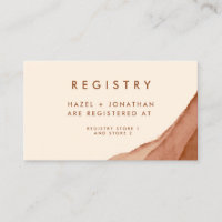 Registre minimaliste de Mariage Boho en terre cuit
