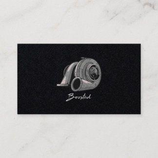 Carte De Visite Réglage Turbo Boosted
