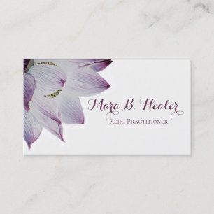 Carte De Visite *~* Reiki Yoga Lotus Consommateur d'énergie léger 