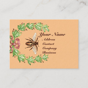 CARTE DE VISITE REINE DES HONEY BEES EN SKEP / BEEKEEPER
