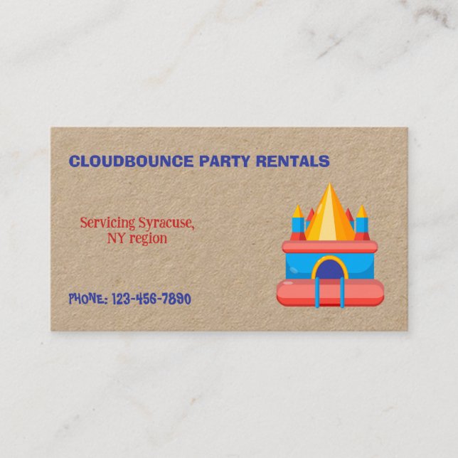 Carte De Visite Rejets de rebonds (Devant)