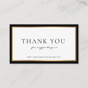 Carte De Visite remise professionnelle moderne