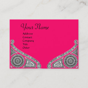 CARTE DE VISITE RENAISSANCE MONOGRAMME
