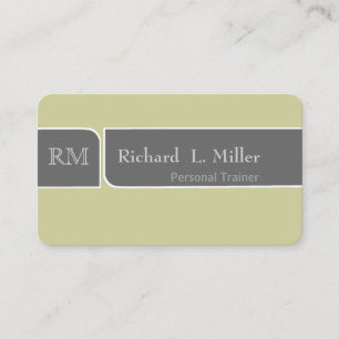 Carte De Visite Rencontre moyenne de palette verte parfaite simple
