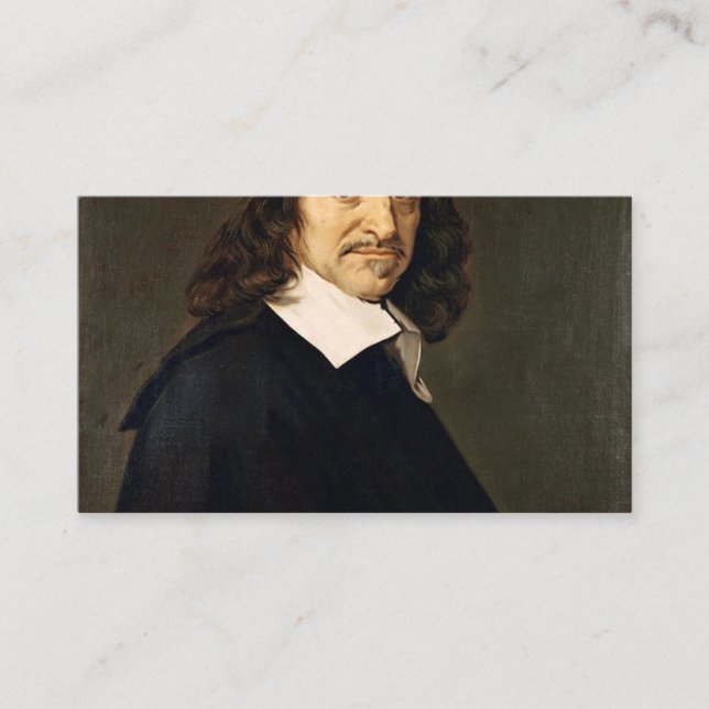 Carte De Visite René Descartes (Devant)
