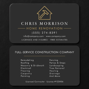Carte De Visite Rénovation de maison
