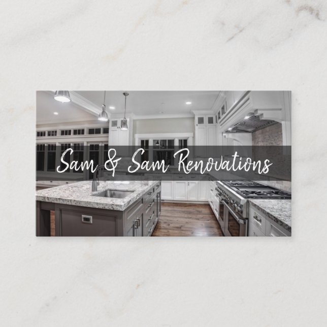 Carte De Visite Rénovation et déménagement (Devant)