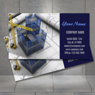 Carte De Visite Rénovation Handyman Architecte de construction
