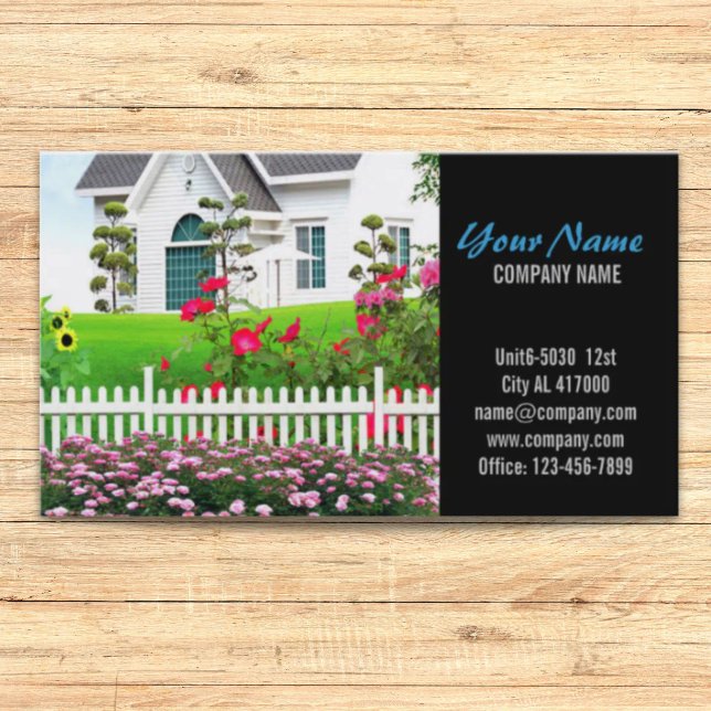 Carte De Visite Rénovation Menuiserie Construction aménagement pay (Renovation Carpentry Construction landscaping Business Card)
