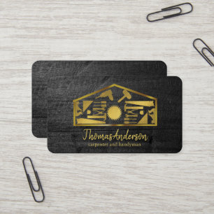 Carte De Visite Réparateur de maison moderne professionnel homme à