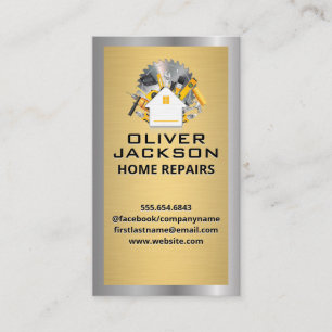 Carte De Visite Réparation à domicile   Boîte à outils