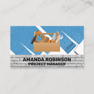 Carte De Visite Réparation à domicile   Boîte à outils   Peinture 