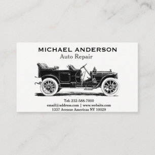 Carte De Visite Réparation automatique et concessionnaire
