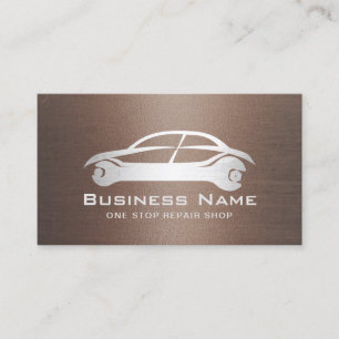Carte De Visite Réparation automatique Logo automobile Mécanique