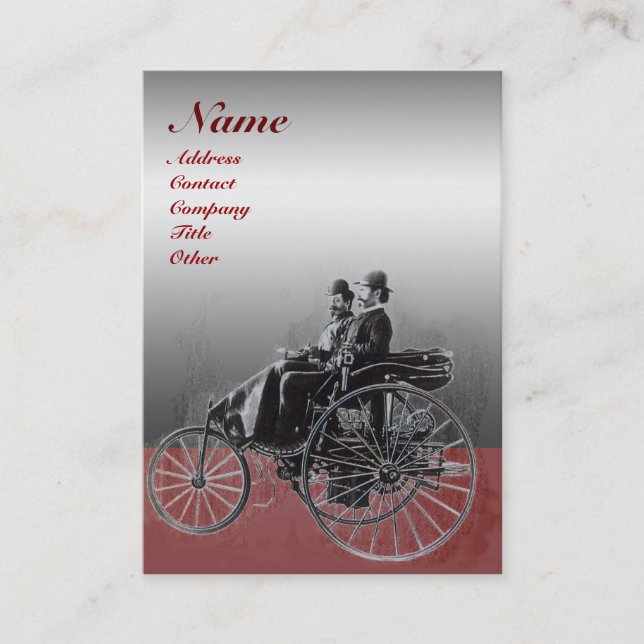 CARTE DE VISITE RÉPARATION AUTOMATIQUE - MONOGRAMME AUTOMOBILE, CH (Devant)