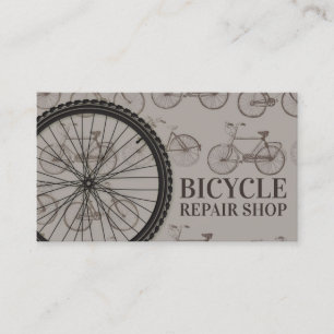 Carte De Visite Réparation de bicyclette Magasin Pièces et accesso