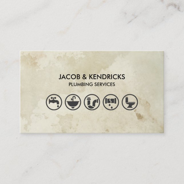 Carte De Visite Réparation de la maison de plomberie (Devant)