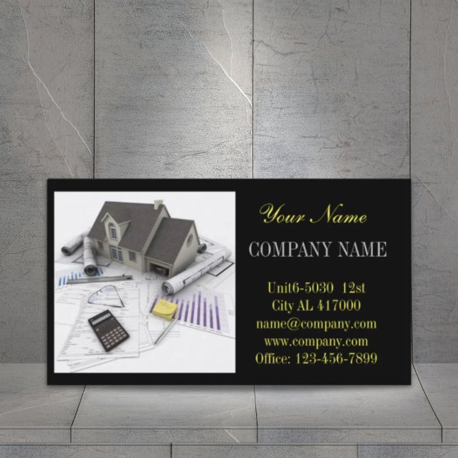 Carte De Visite Réparation des toits rénovation des maisons (Roof repair construction home renovation business card)