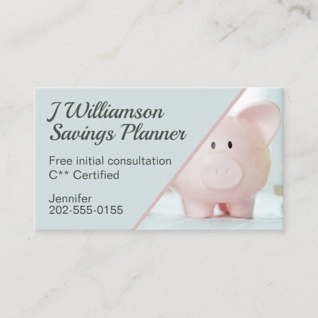 Carte De Visite Réparation du crédit du conseiller financier (Devant)