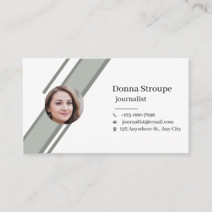 Carte De Visite Reporter de presse et journal
