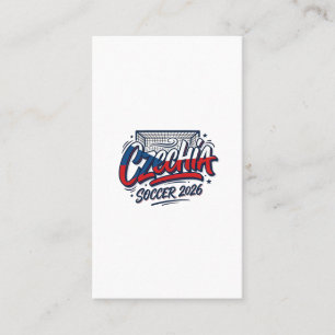 Carte De Visite République tchèque Football 2026 Football Pays Gra