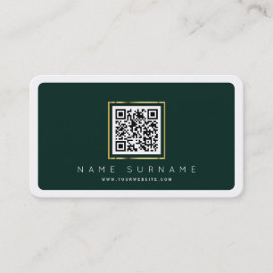 Carte De Visite Réseau professionnel Code QR moderne code à barres