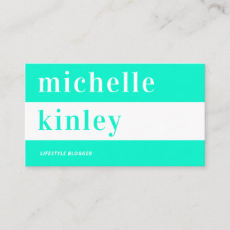 Carte De Visite Réseau professionnel de typographie tendance uniqu