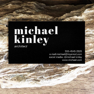 Carte De Visite Réseau professionnel moderne minimaliste et élégan