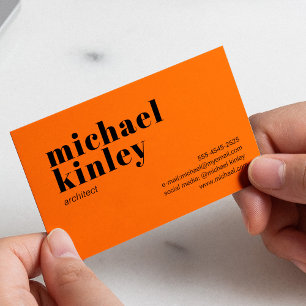 Carte De Visite Réseau professionnel moderne minimaliste et élégan