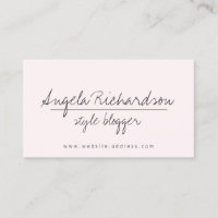 Réservateur minimaliste manuscrit unique Pink