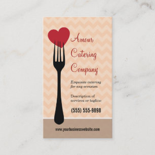 Carte De Visite Restaurant/Carte de visite de restauration Coeur f