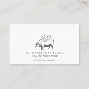 Carte De Visite Restaurant Food Truck Barbeque