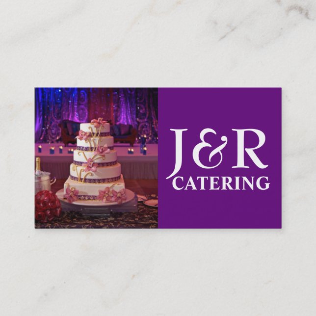 Carte De Visite Restaurant wedding planner, (Devant)